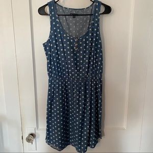 Gap Denim Polka Dot Dress, Size M